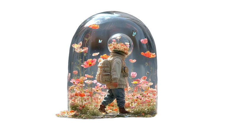 Child With Dome Head Vinyl Car Decal Sticker – Waterproof & UV-Resistant 8"