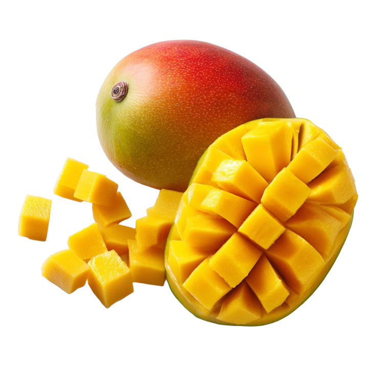 Mango Cubes Vinyl Car Decal Sticker – Waterproof & UV-Resistant 8"
