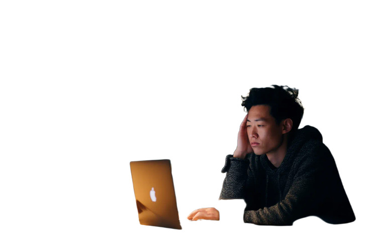 Tired Office Worker V3 Vinyl Car Decal Sticker – Waterproof & UV-Resistant 8"