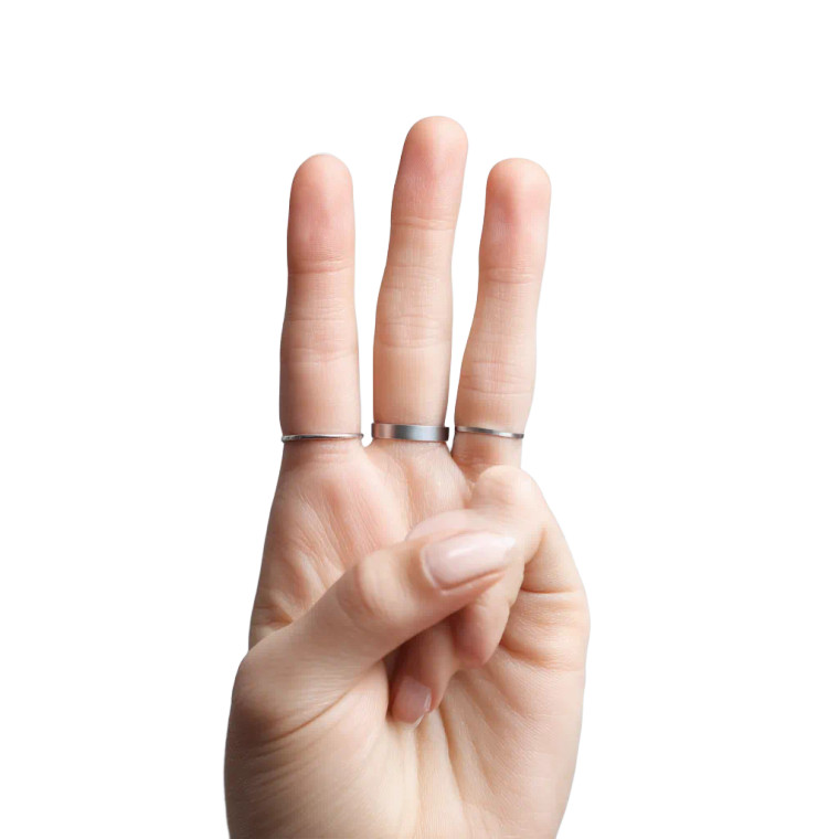 Female Hand Gesture Vinyl Car Decal Sticker – Waterproof & UV-Resistant 8"