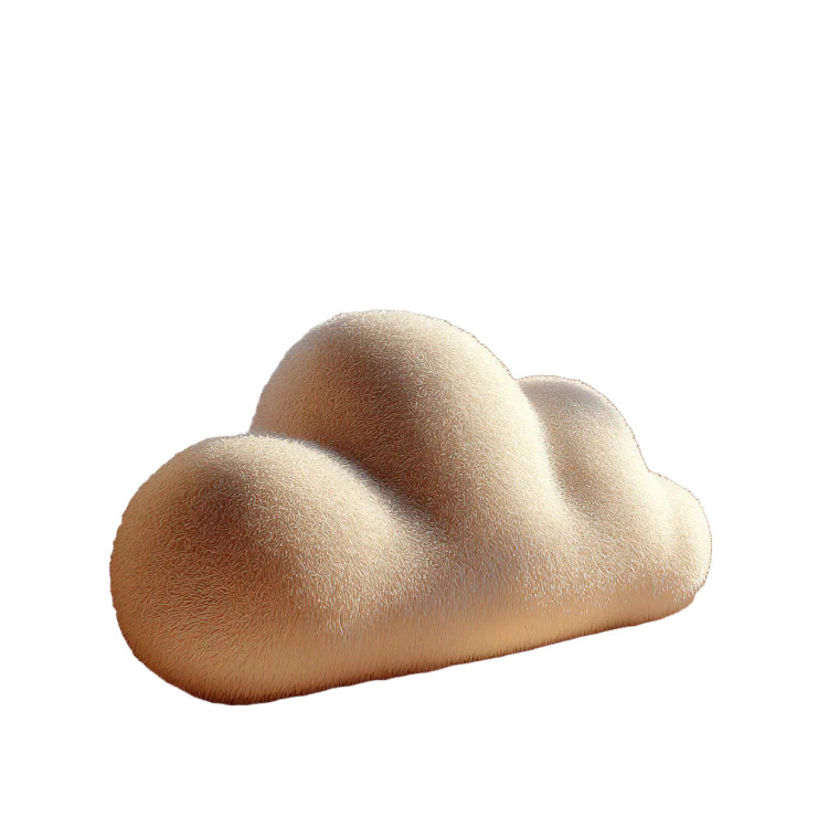 Cloud Pillow Vinyl Car Decal Sticker – Waterproof & UV-Resistant 8"