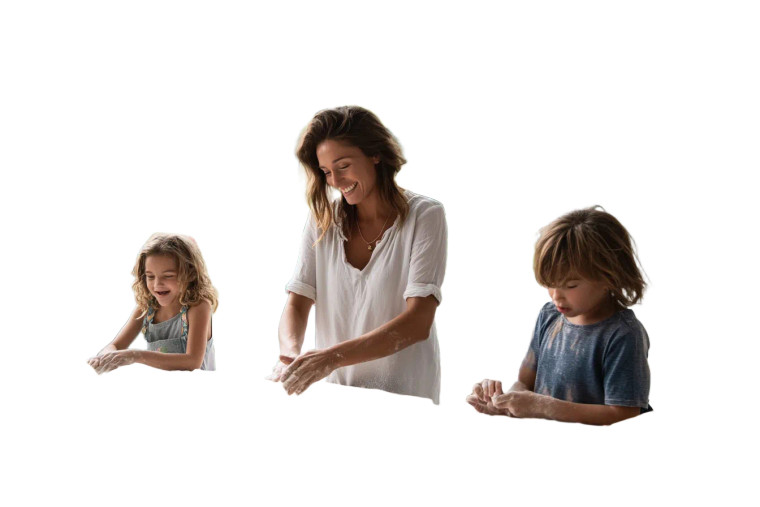 Family Baking Together Vinyl Car Decal Sticker – Waterproof & UV-Resistant 8"