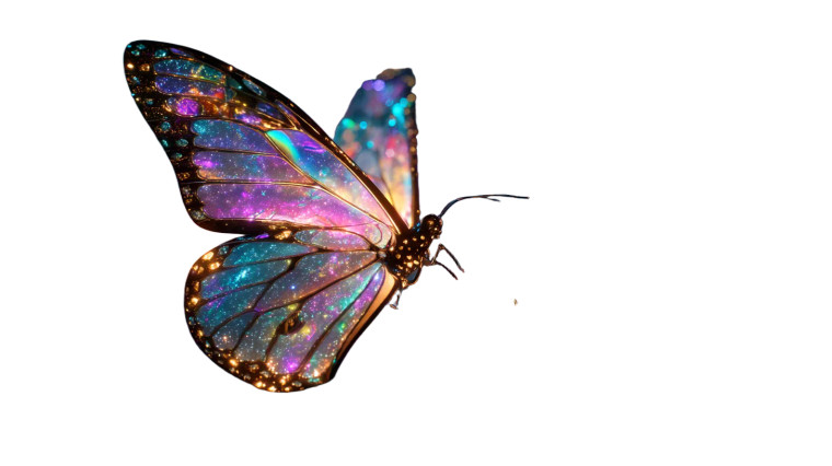 Magical Butterfly Cocoon Vinyl Car Decal Sticker – Waterproof & UV-Resistant 8"