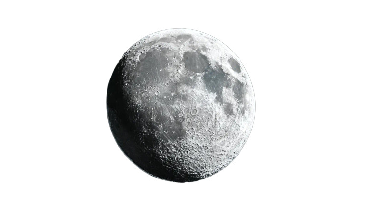 Ultrarealistic Moon Vinyl Car Decal Sticker – Waterproof & UV-Resistant 8"