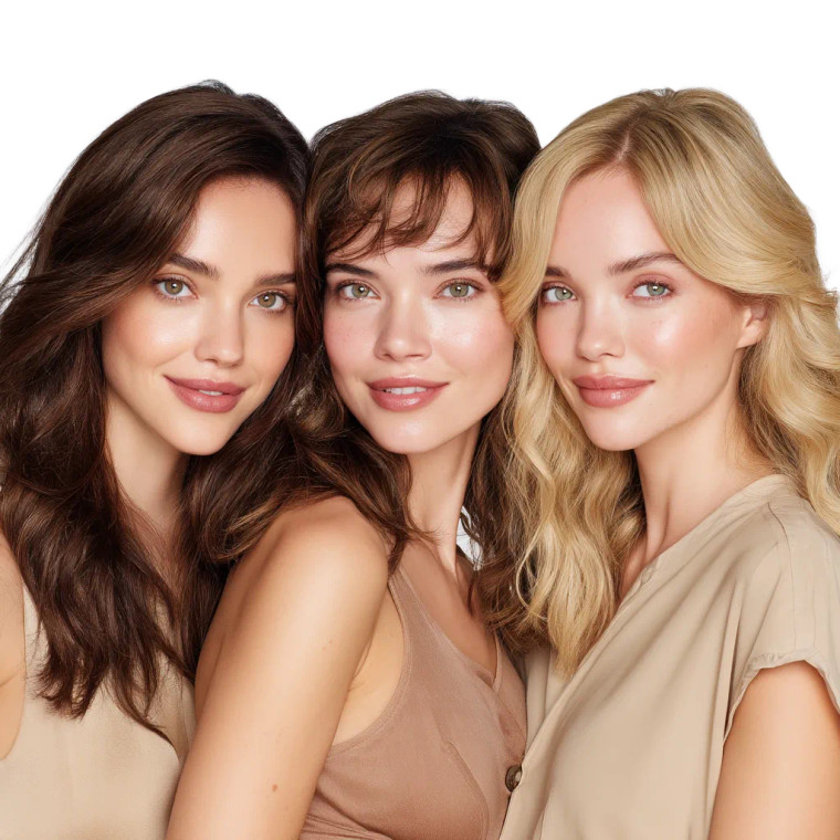 Glamorous Trio Portrait Vinyl Car Decal Sticker – Waterproof & UV-Resistant 8"