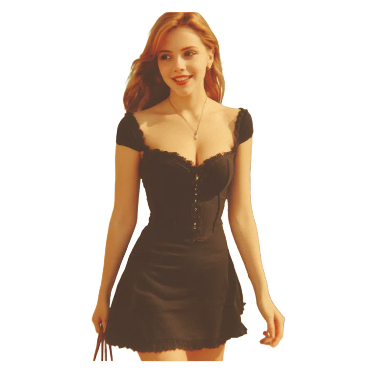 Redhead Witch Stroll Vinyl Car Decal Sticker – Waterproof & UV-Resistant 8"