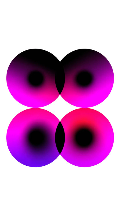 Color Gradient Circles Vinyl Car Decal Sticker – Waterproof & UV-Resistant 8"