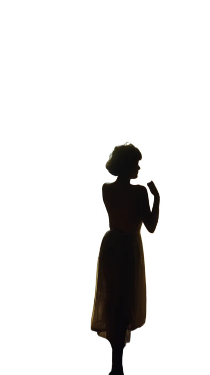 Classy Silhouette Woman Vinyl Car Decal Sticker – Waterproof & UV-Resistant 8"