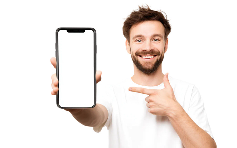 Happy Man Smartphone Vinyl Car Decal Sticker – Waterproof & UV-Resistant 8" Happy Man Smartphone Vinyl Car Decal Sticker – Waterproof & UV-Resistant 8"