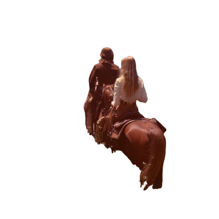 Horseback Woman Vinyl Car Decal Sticker – Waterproof & UV-Resistant 8"