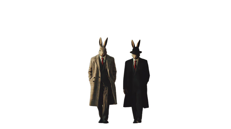 Bunny Mafia Bosses Vinyl Car Decal Sticker – Waterproof & UV-Resistant 8"