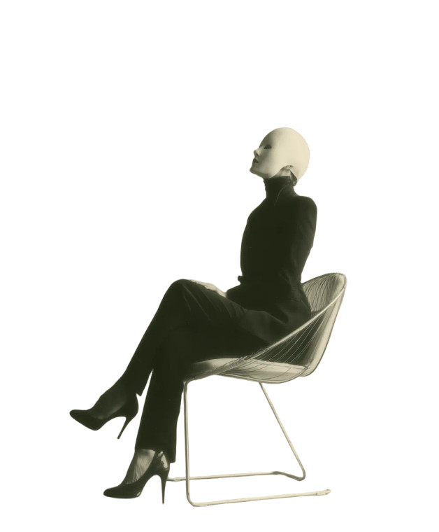 Masked Figure Chair Vinyl Car Decal Sticker – Waterproof & UV-Resistant 8"