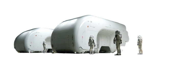 Futuristic Space Station V8 Vinyl Car Decal Sticker – Waterproof & UV-Resistant 8"