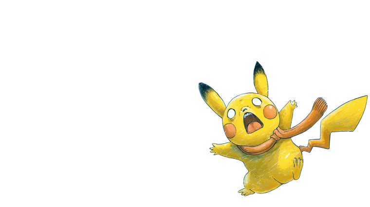 Pikachu In Gust Vinyl Car Decal Sticker – Waterproof & UV-Resistant 8"