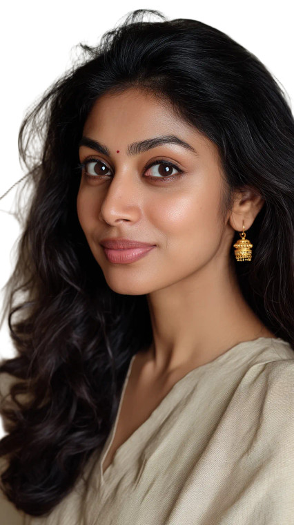 South Indian Portrait Vinyl Car Decal Sticker – Waterproof & UV-Resistant 8"