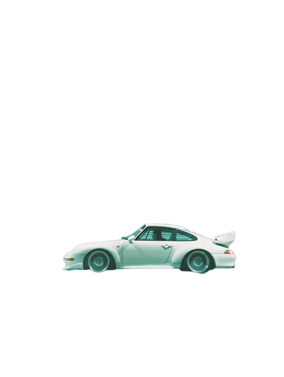 Porsche 993 Gt2 V2 Vinyl Car Decal Sticker – Waterproof & UV-Resistant 8"