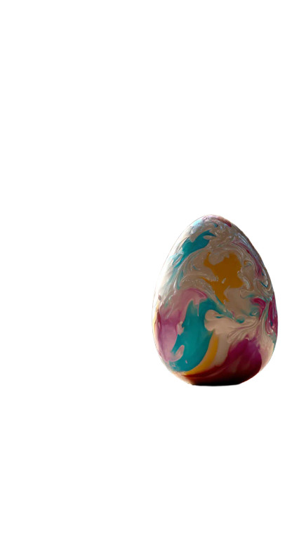 Colorful Easter Egg V5 Vinyl Car Decal Sticker – Waterproof & UV-Resistant 8"