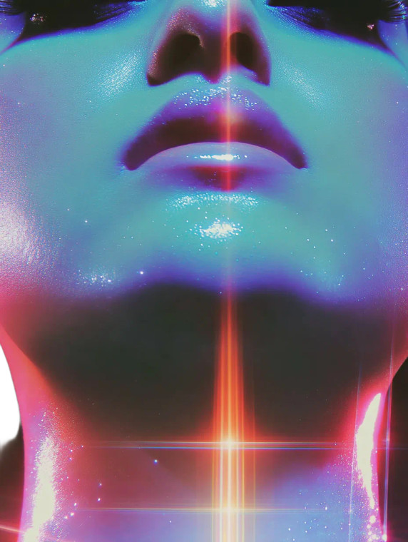 Melancholic Portrait Vinyl Car Decal Sticker – Waterproof & UV-Resistant 8"