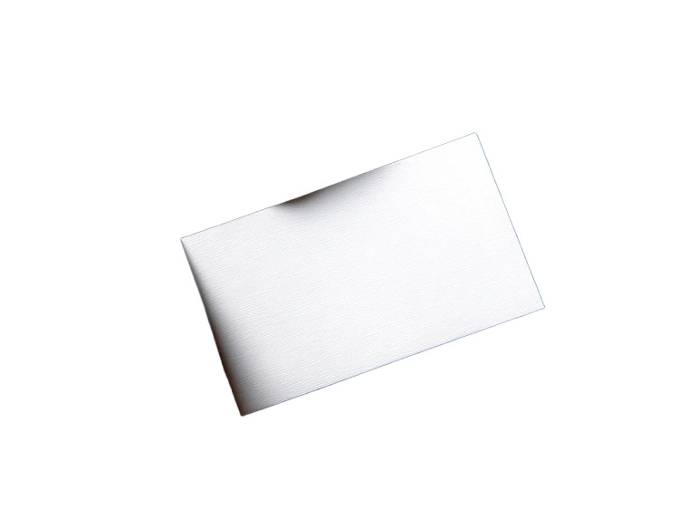 White Business Card Vinyl Car Decal Sticker – Waterproof & UV-Resistant 8"
