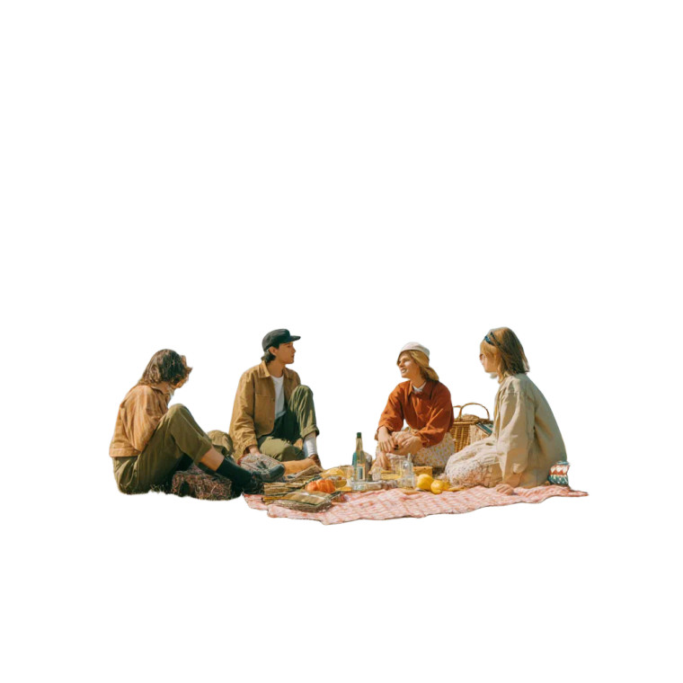 Picnic Group Vinyl Car Decal Sticker – Waterproof & UV-Resistant 8"