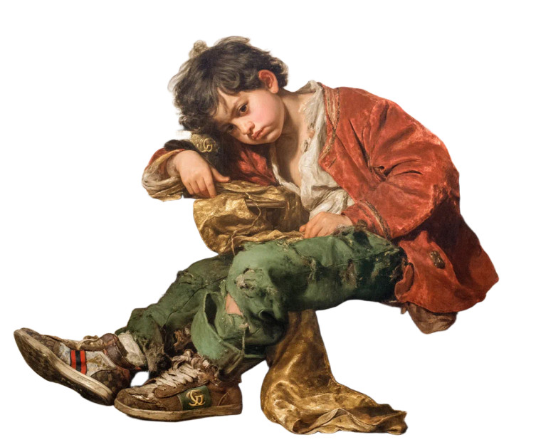 Luxury In Poverty Vinyl Car Decal Sticker – Waterproof & UV-Resistant 8"