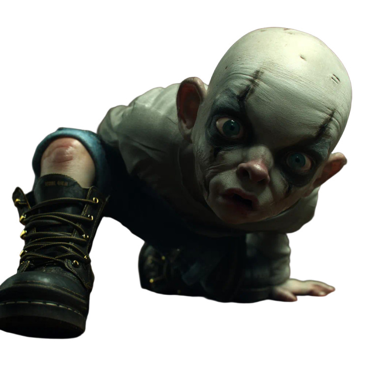 Gothic Childlike Figure Vinyl Car Decal Sticker – Waterproof & UV-Resistant 8"