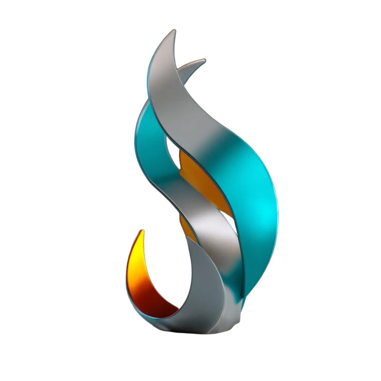 3D Logo Design Vinyl Car Decal Sticker – Waterproof & UV-Resistant 8"