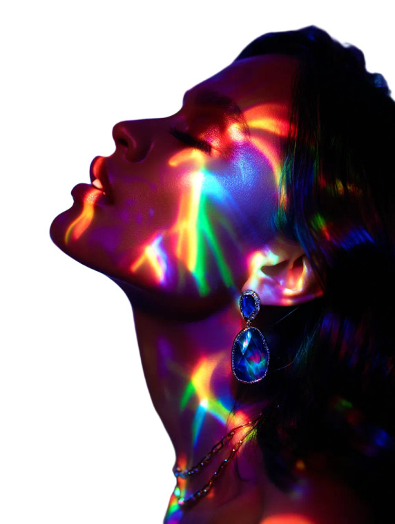 Aurora Woman Vinyl Car Decal Sticker – Waterproof & UV-Resistant 8"