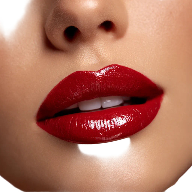 Elegant Red Lipstick Vinyl Car Decal Sticker – Waterproof & UV-Resistant 8"