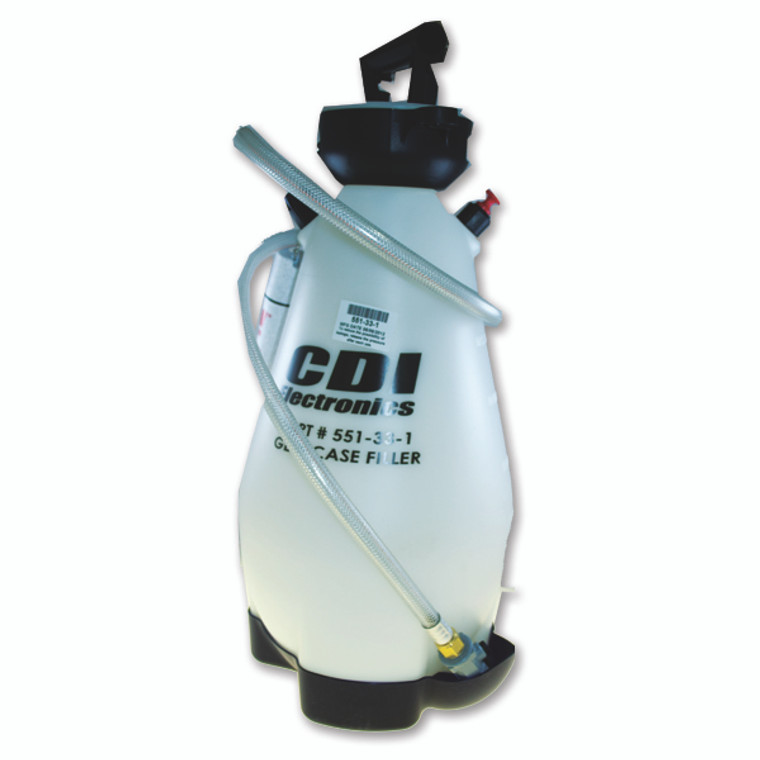 Effortlessly Fill Marine Outboard Final Drives | Sturdy Tear-Drop Design | 3 Gallon Capacity