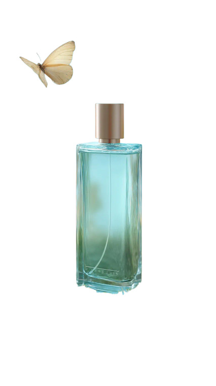 Sleek Perfume Bottle Vinyl Car Decal Sticker – Waterproof & UV-Resistant 8"