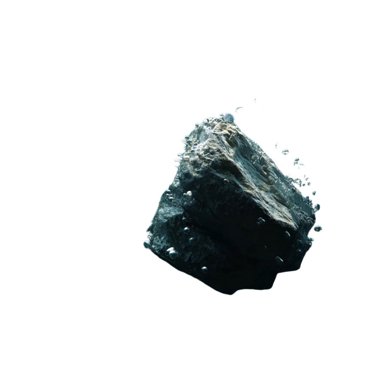 Falling Stone Underwater Vinyl Car Decal Sticker – Waterproof & UV-Resistant 8"