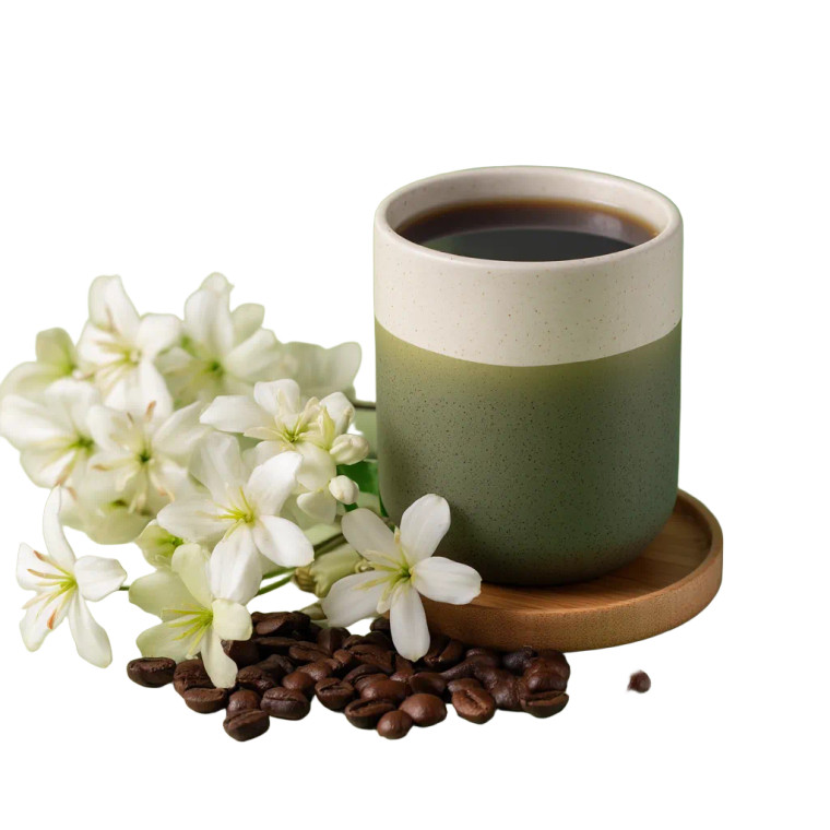 Coffee Cup Setup Vinyl Car Decal Sticker – Waterproof & UV-Resistant 8"