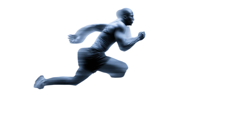 Dynamic Runner Logo Vinyl Car Decal Sticker – Waterproof & UV-Resistant 8"