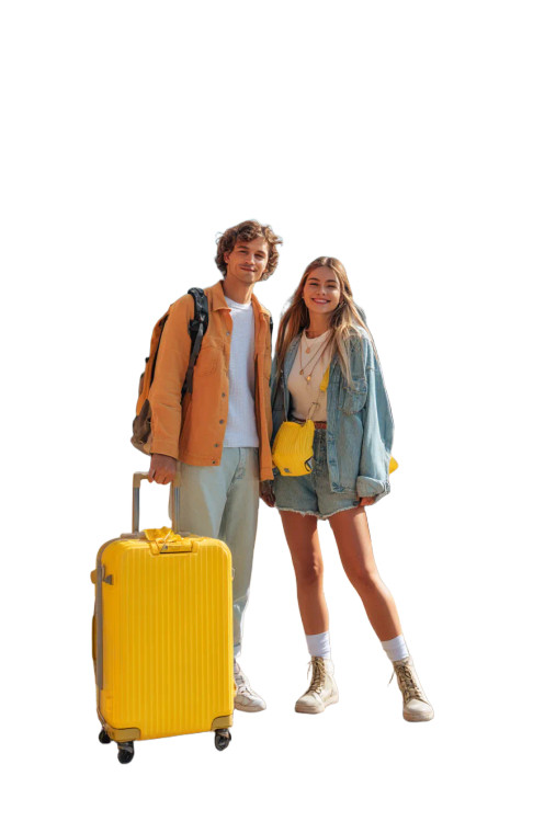 Travelers At Station V2 Vinyl Car Decal Sticker – Waterproof & UV-Resistant 8"