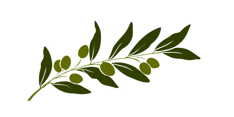 Olive Branch Logo Vinyl Car Decal Sticker – Waterproof & UV-Resistant 8"