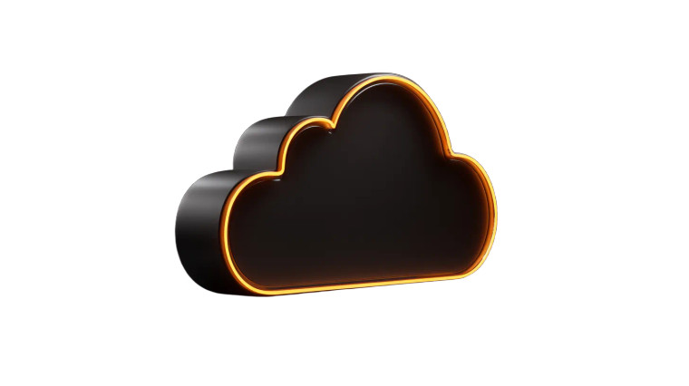 Cloud Tech Icon Vinyl Car Decal Sticker – Waterproof & UV-Resistant 8"