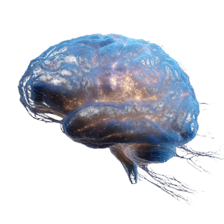 Dreamy Brain Nebula Vinyl Car Decal Sticker – Waterproof & UV-Resistant 8"
