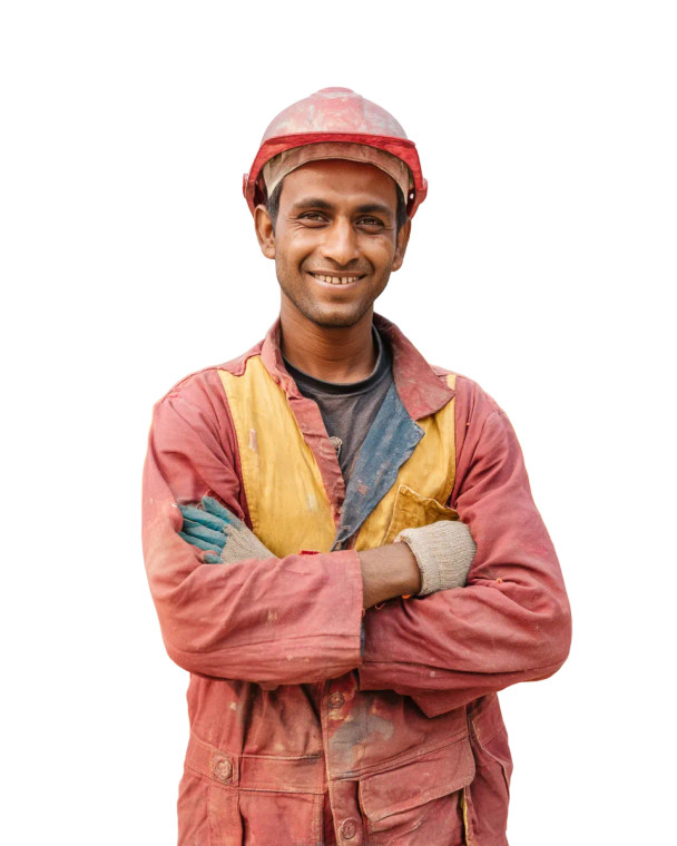 Proud Construction Worker Vinyl Car Decal Sticker – Waterproof & UV-Resistant 8"