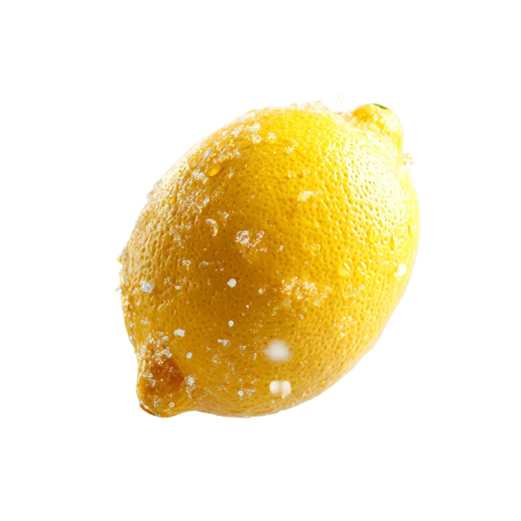 Floating Lemon Art Vinyl Car Decal Sticker – Waterproof & UV-Resistant 8"