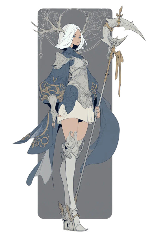 Avant-Garde Witch Vinyl Car Decal Sticker – Waterproof & UV-Resistant 8"