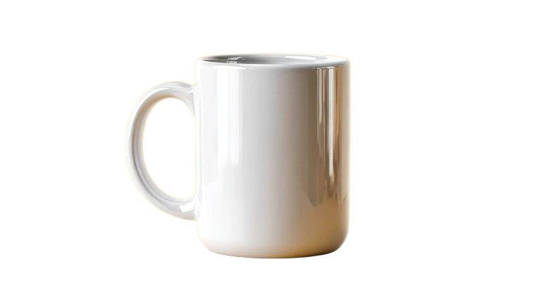 Glass Mug Mockup Vinyl Car Decal Sticker – Waterproof & UV-Resistant 8"