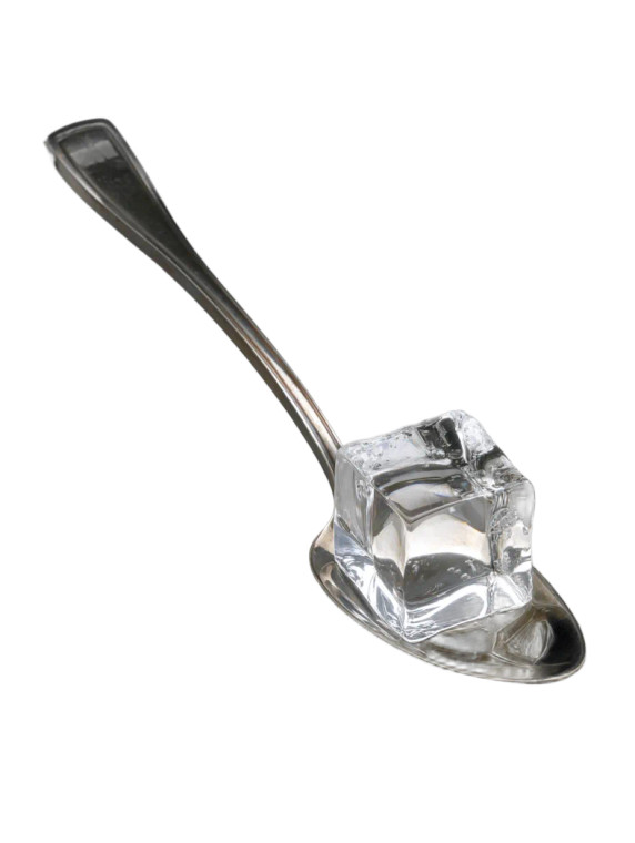 Ice On Spoon Vinyl Car Decal Sticker – Waterproof & UV-Resistant 8"