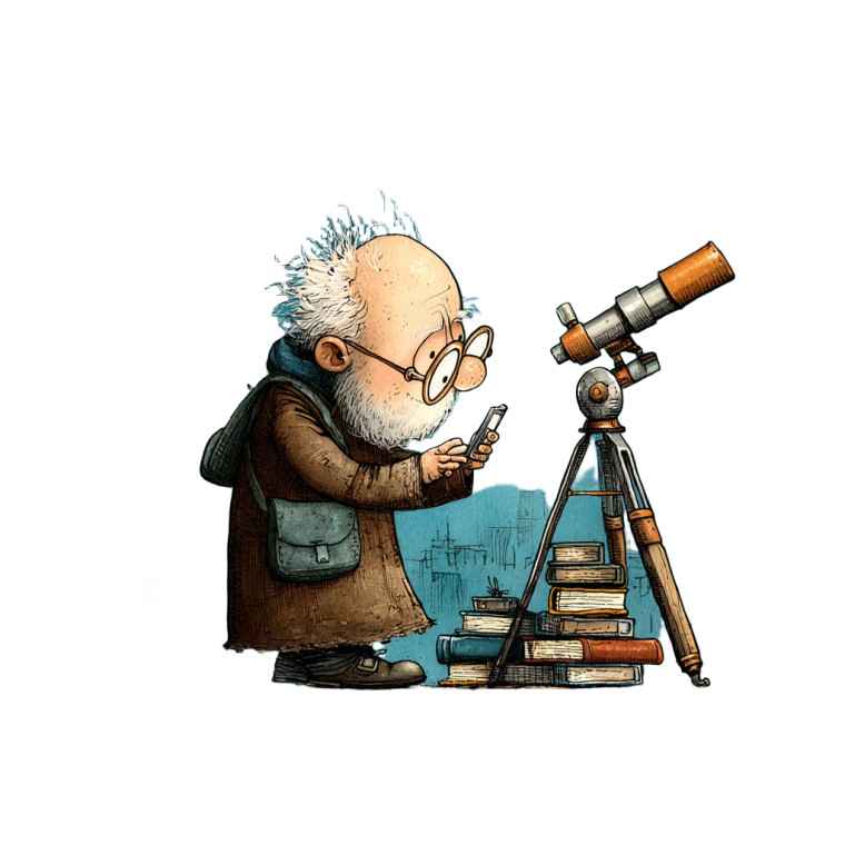 Old Man Reading V2 Vinyl Car Decal Sticker – Waterproof & UV-Resistant 8"