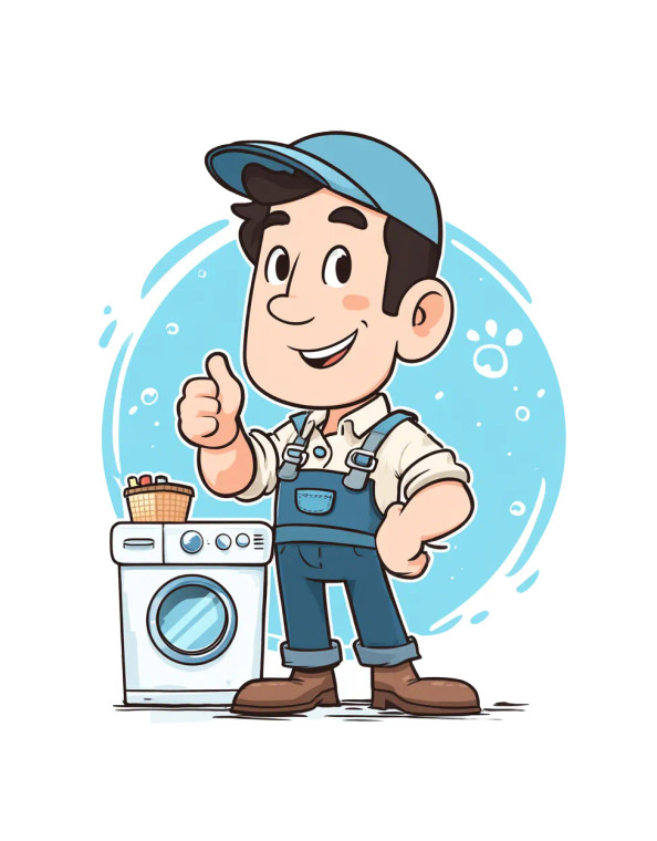 Friendly Repairman Logo Vinyl Car Decal Sticker – Waterproof & UV-Resistant 8"