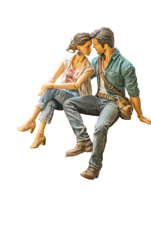 Romantic Creek Scene Vinyl Car Decal Sticker – Waterproof & UV-Resistant 8"