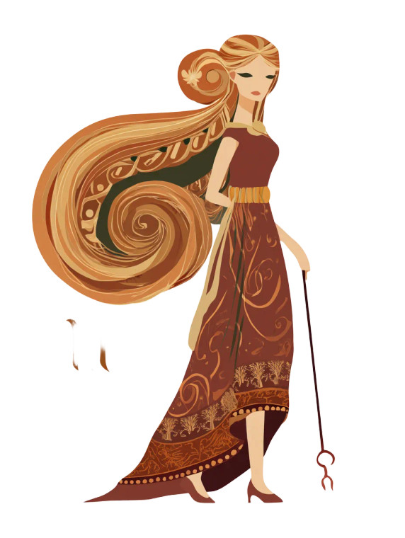 Virgo Zodiac Sign Vinyl Car Decal Sticker – Waterproof & UV-Resistant 8"