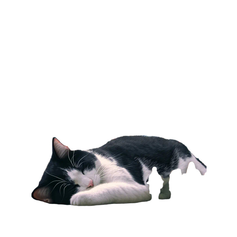 Gigantic Urban Cat Vinyl Car Decal Sticker – Waterproof & UV-Resistant 8"