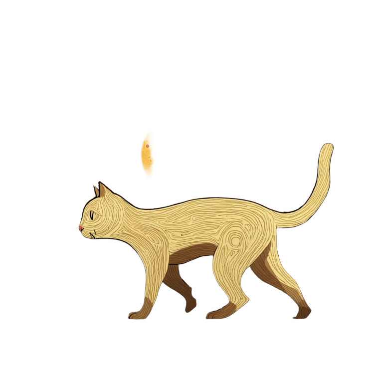 Cat Around Sun Vinyl Car Decal Sticker – Waterproof & UV-Resistant 8"