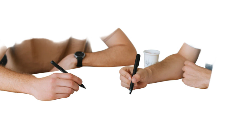 Exchanging Ideas Vinyl Car Decal Sticker – Waterproof & UV-Resistant 8"